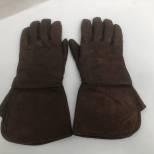 Paire de gants de vol Mdle 1929 cuir marron 