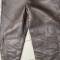 Pantalon de vol Mdle SIP Type 30 en cuir marron foncé
