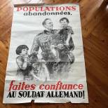 Affiche de propagande ' Faites confiance au soldat allemand'