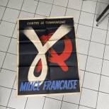 Affiche de propagande de la Milice Française