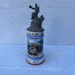 Bavière Chope de réserviste en porcelaine 