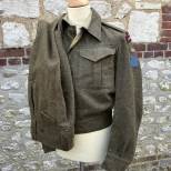 Blouson et pantalon Pattern 1937 3éme Division Infanterie 'Régiment  La chaudière '