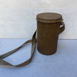 Boitier Masque de protection ARS 1917 et sangle en coton kaki clair 