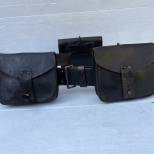 Brelage Mdle 1905/14 cuir noir retourné 