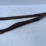 Bretelle de fusil cuir marron 