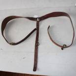 Bretelles de suspension Mdle 1893/15 Cuir marron 