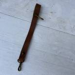 Bélière porte sabre officier cuir marron 