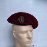 Béret Mdle 1946 Parachutiste drap  amarante 