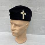 Calot Mdle 1891 Aumonier Militaire Drap noir 