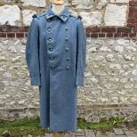 Capote Troupe Mdle 1920 3éme Régiment Infanterie avec  Pattes d épaules Drap bleu horizon 