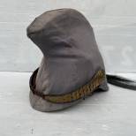 Casque troupe  Mdle 1874 Dragon et couvre casque calicot bleu 