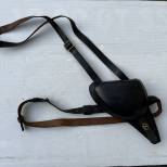 Ceinturon baudrier Mdle 1893 Officier et étui revolver 1892 cuir noir 