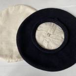 Chasseur Alpin Tarte Mdle 1938 drap bleu nuit et couvre tarte blanc 