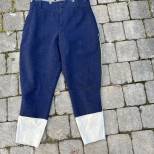 Chasseur Culotte Troupe Mdle 1922/35 drap bleu nuit liserés jonquilles 