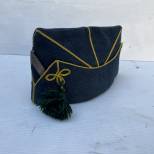 Chasseur à pied Calot sous officier  drap bleu nuit 