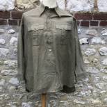 Chemise Mdle 1935 Officier coton kaki 