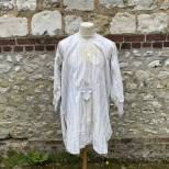 Chemise Troupe Mdle 1877 coton blanc rayé