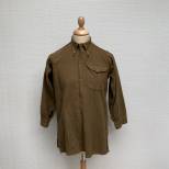 Chemise Troupe Mdle 1935 coton épais kaki