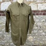 Chemise Troupe Mdle 1935 Flanelle Kaki 