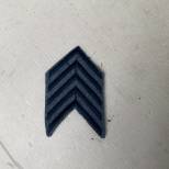 Chevrons de bras Troupe drap bleu horizon