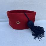 Chéchia troupe 9 éme Zouave et gland coton bleu foncé 