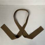 Cravate Troupe Mdle 1935 coton marron foncé