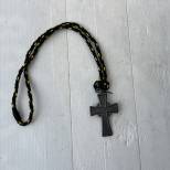 Croix Pectorale Mdle 1939 Aumonier militaire , cordon noir et orange 