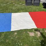 Drapeau tricolore en Laine imprimée 