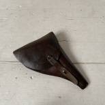 Etui Mdle 1916 Révolver Mdle 1892 cuir marron foncé