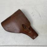 Etui Pistolet automatique 35 en cuir marron