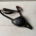 Etui Révolver Mdle 1873/74 et baudrier cuir noir 