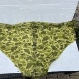 Foulard soie camouflée 