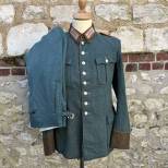 Gendarmerie Veste et culotte sous officier drap vert 