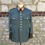 Gendarmerie Veste officier en gabardine vert police 
