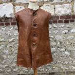Gilet de protection en cuir ' Leather Jearkins'
