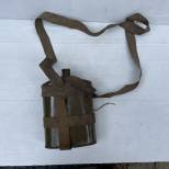 Gourde individuelle anglaise et courroie toile 