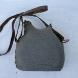 Gourde individuelle Mdle 1877/15 2 litres et sangle cuir marron 