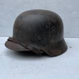 Heer  Casque Mdle 1935 , jugulaire cuir 