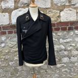 Heer Blouson croisé Tankiste Reconnaissance blindée drap noir  