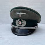 Heer casquette officier administration en gabardine feldgrau 