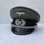 Heer Casquette officier administration gabardine feldgrau 