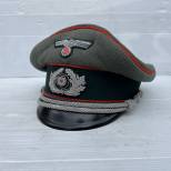 Heer casquette officier artillerie gabardine feldgrau 