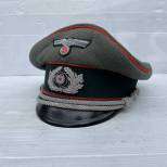 Heer casquette officier artillerie gabardine Feldgrau 