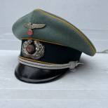 Heer casquette officier de cavalerie doeskin feldgrau 