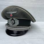 Heer casquette officier infanterie gabardine fine feldgrau 