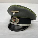 Heer Casquette officier Panzer grenadier Doeskin feldgrau 