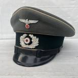 Heer casquette sous officier infanterie Doeskin feldgrau 