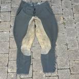 Heer culotte officier gabardine feldgrau , basane cuir gris 