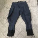 Heer culotte officier gabardine grise 