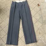 Heer pantalon droit Passepoilé officier artillerie gabardine gris pierre 